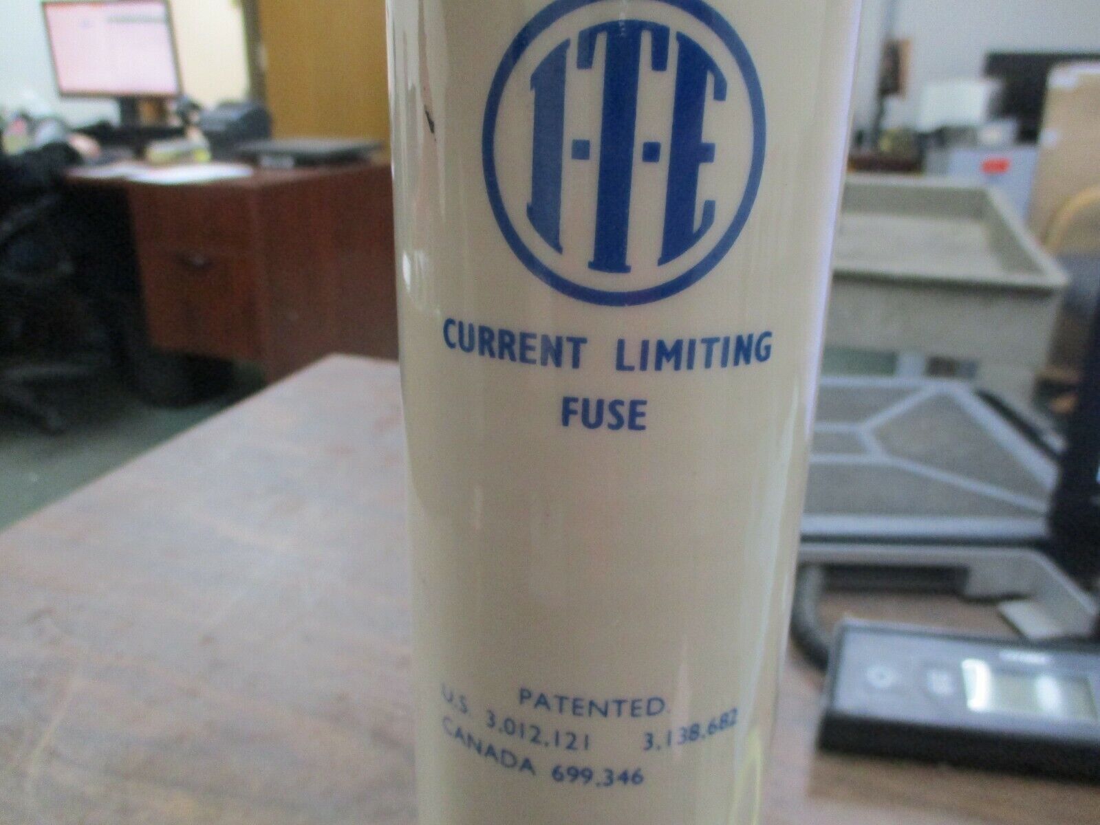 ITE Current Limiting Fuse 211 313 968 15E 15.5kV Used