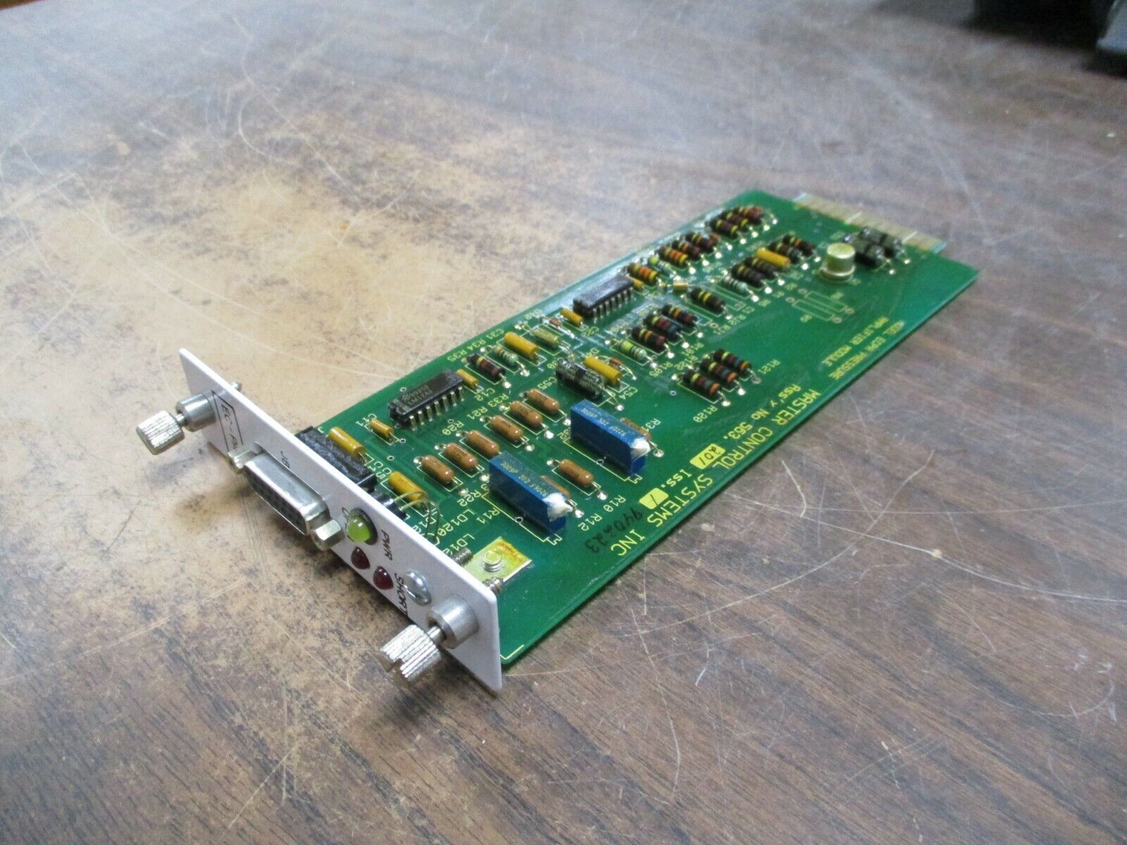 Master Control Systems Pressure Amplifier Module EC-PA Used