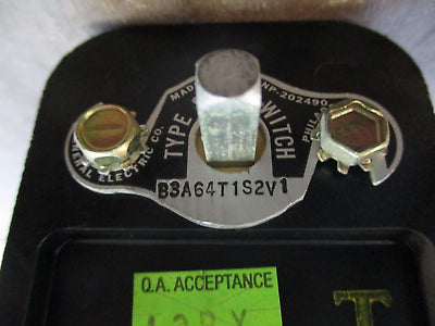 GE Type SBM Rotary Switch B3A64T1S2V1 Open / Close Used