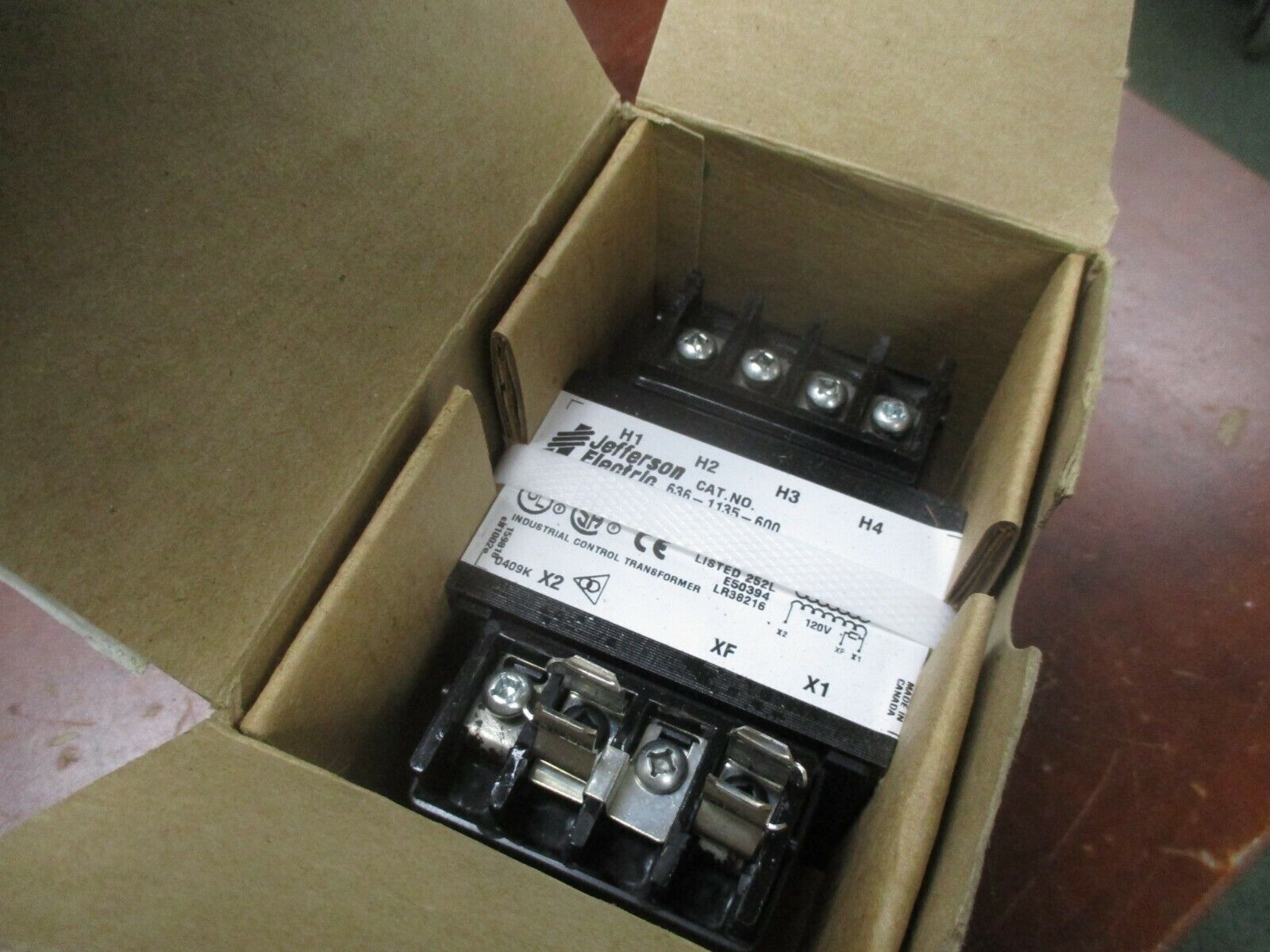 Jefferson Electric Control Transformer 636-1135-600 100VA Pri: 208/277/380V