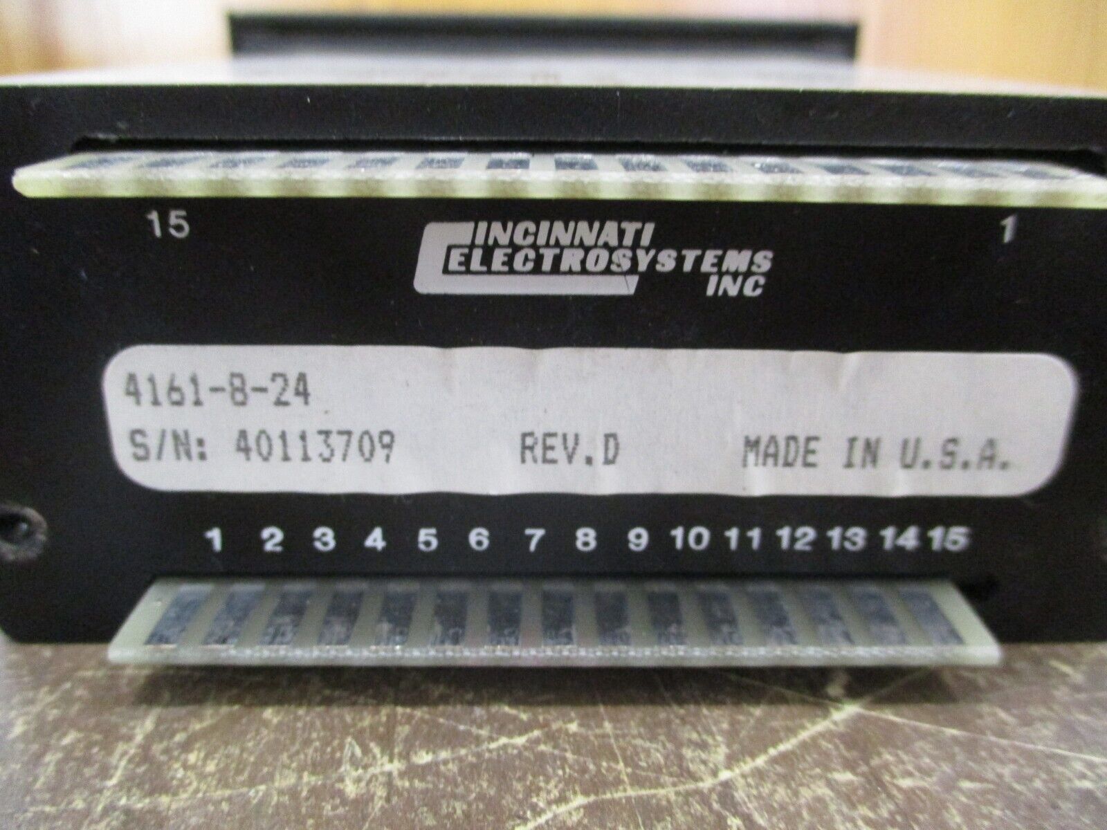 Cincinnati Electrosystems 7-Segment Display 4161-8-24 Used
