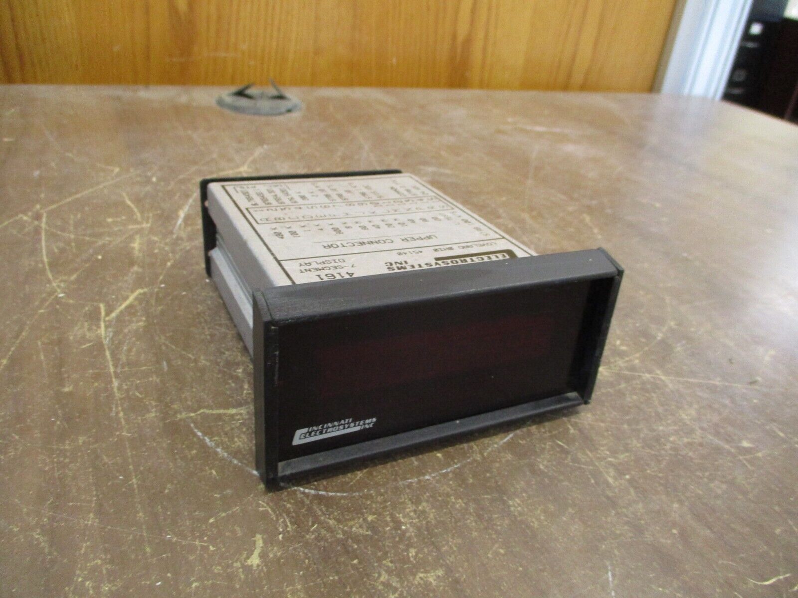 Cincinnati Electrosystems 7-Segment Display 4161-8-24 Used