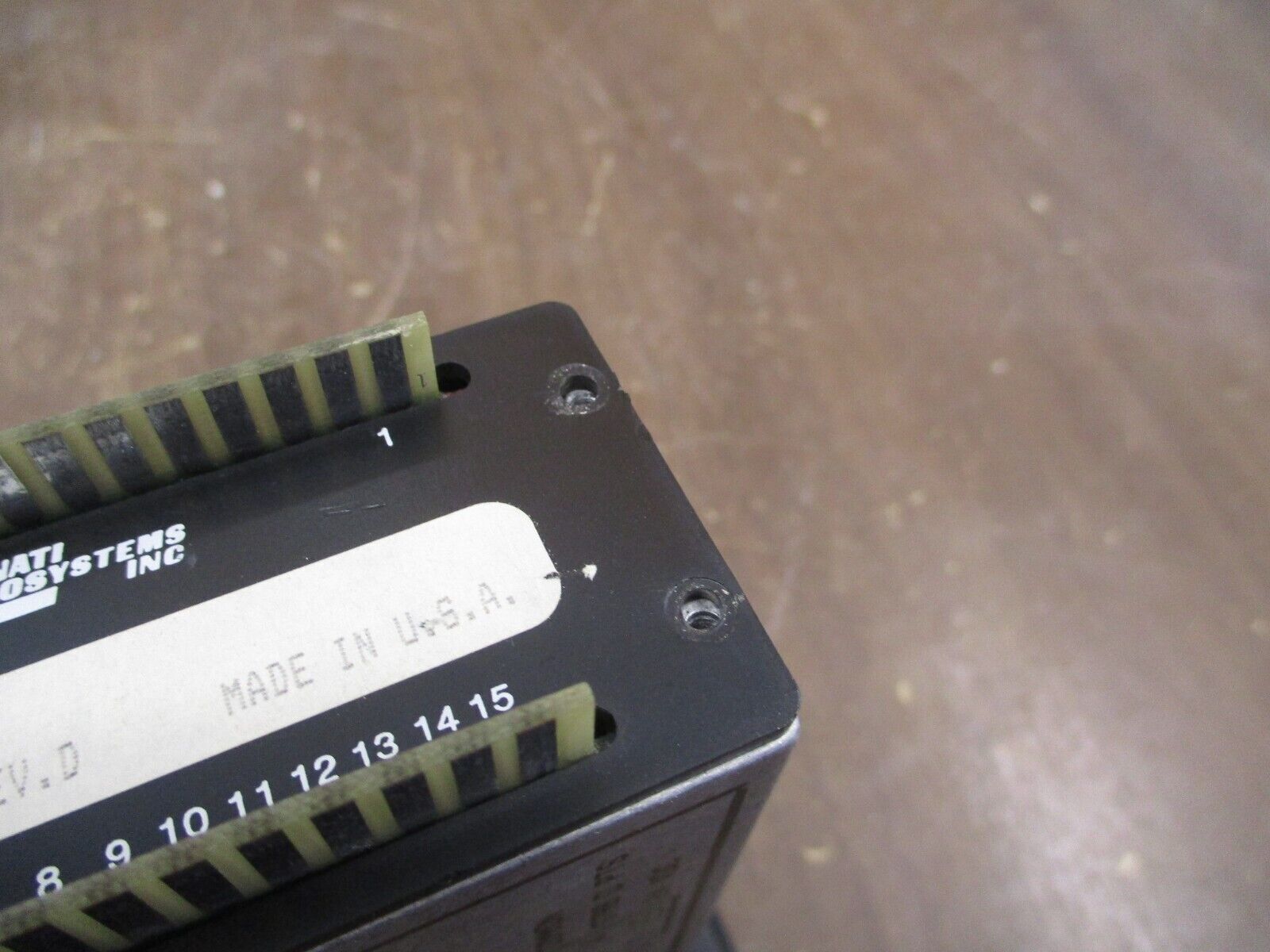 Cincinnati Electrosystems 7-Segment Display 4161-8-24 *Broken Cover* Used