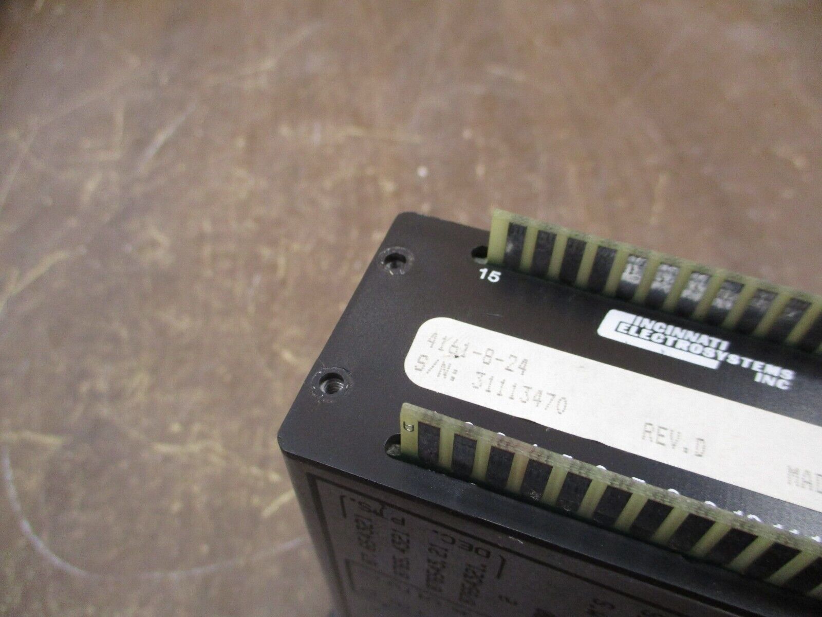 Cincinnati Electrosystems 7-Segment Display 4161-8-24 *Broken Cover* Used