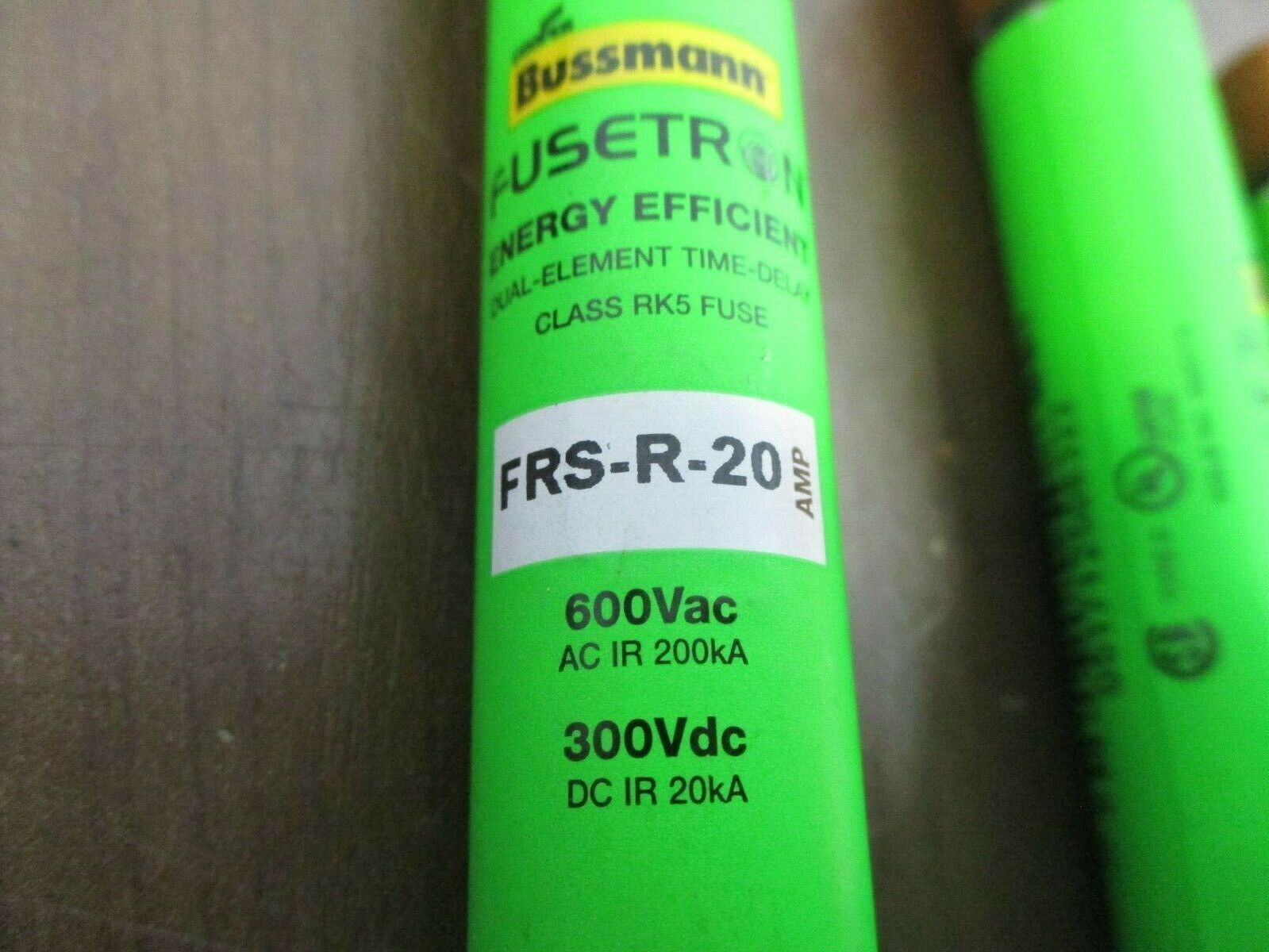 Cooper Bussmann Fusetron Fuse FRS-R-20 20A 600V *Box of 3* New Surplus