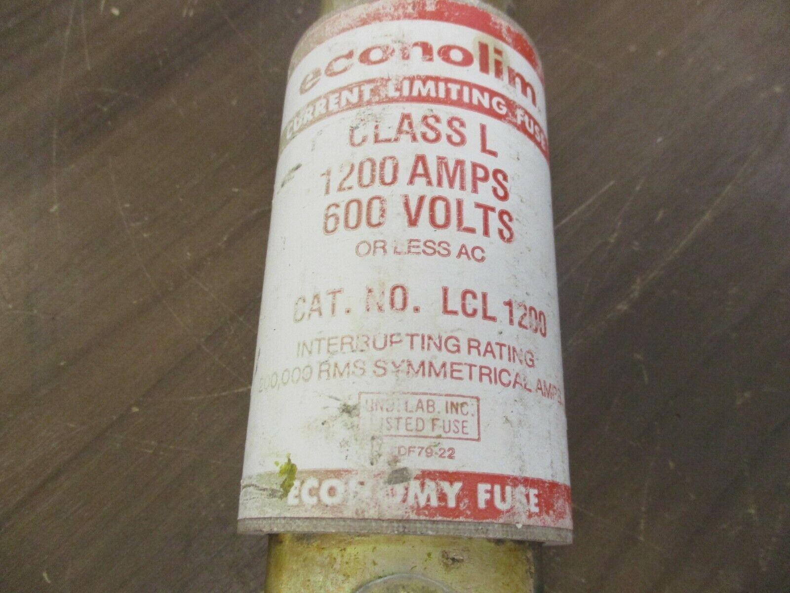 Econolim Fuse LCL 1200 1200A 600V Used