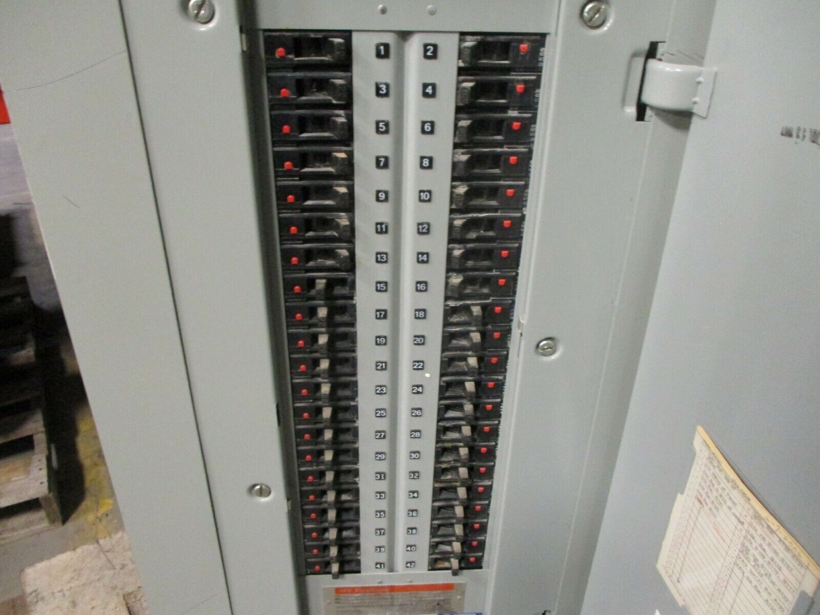 ITE Main Lug Breaker Panel CDP-7 225A Max 480Y/277 3Ph 4W Used