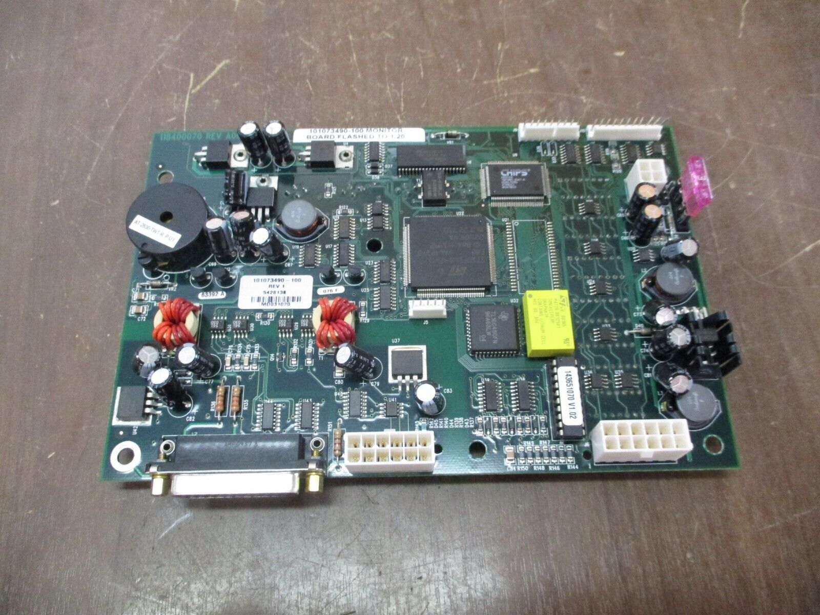 Eaton Monitor Board 101073490-100 Rev. 1 Flashed to 1.20 Used