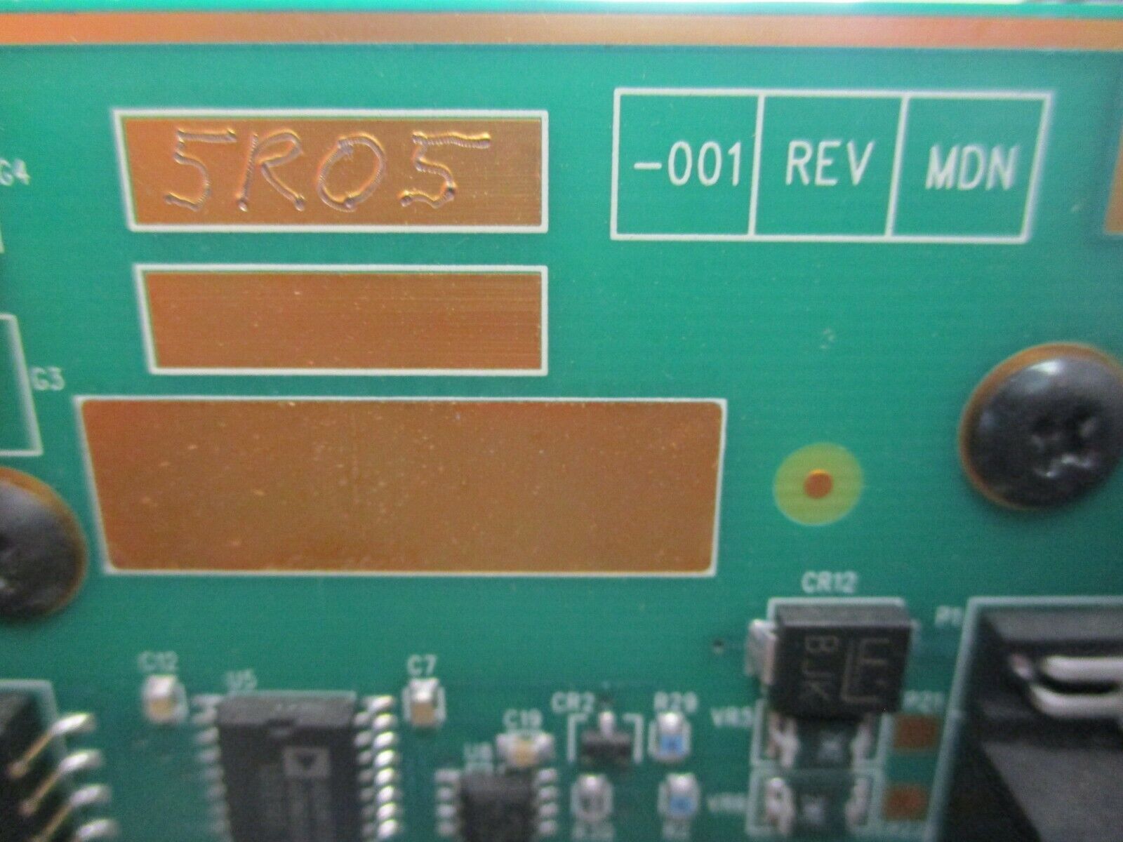 Compressor Controls Corp. PLC Module 5R05-001 Used