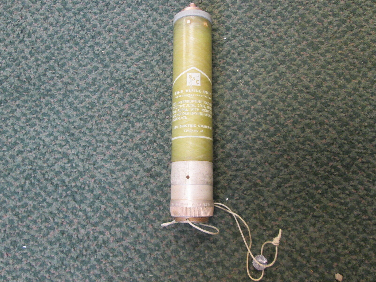 S&C SM-5 Fuse Refill 132015-R4 10E 14.4 Kv Used