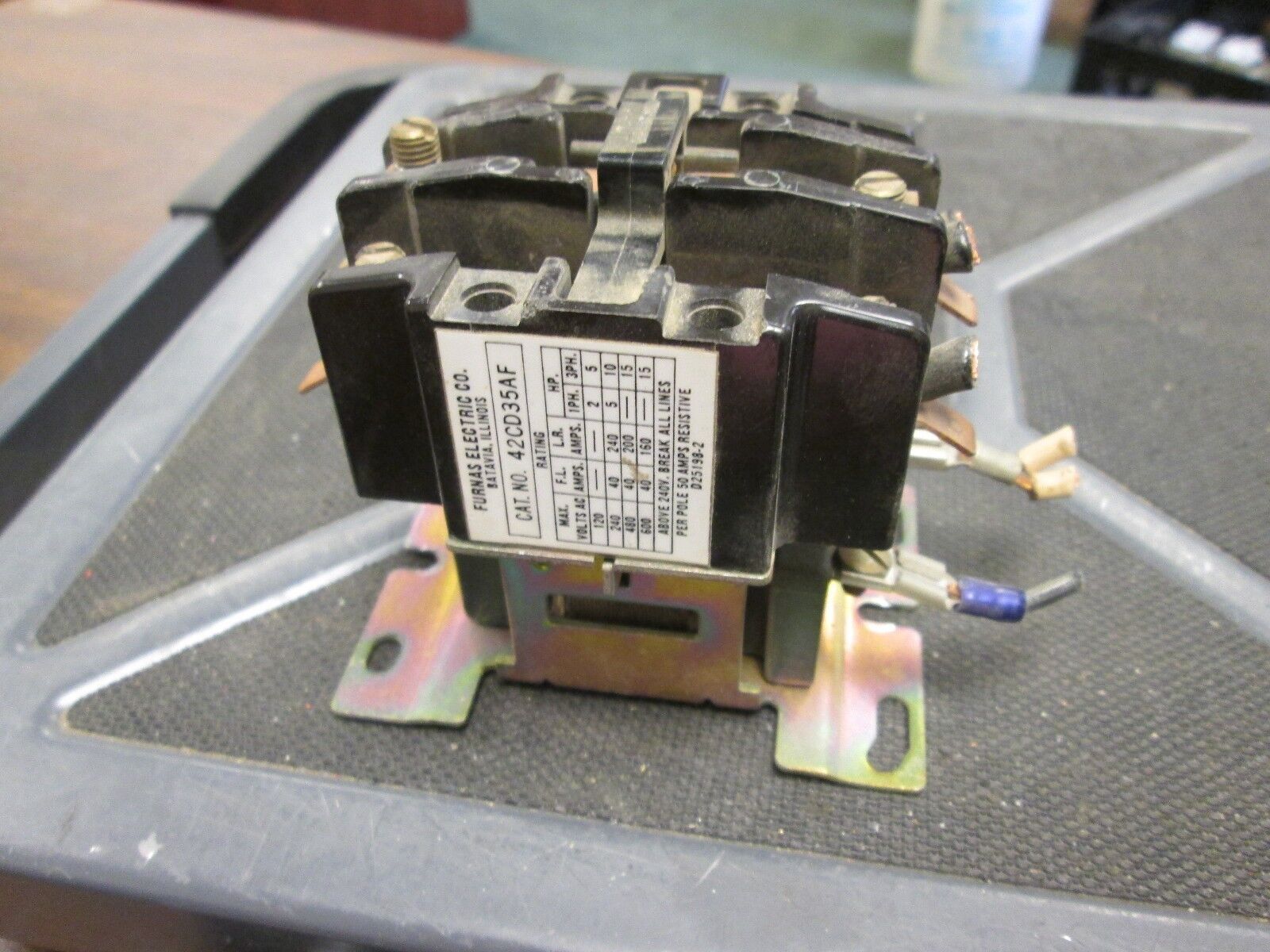 Furnas Contactor 42CD35AF 40A 600V 120V Coil