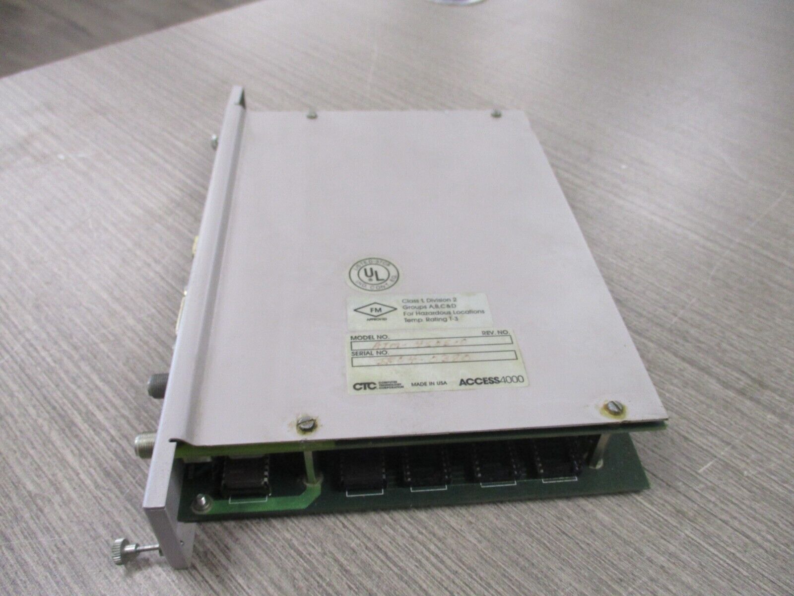 CTC Access 4000 Power Supply Module ATM-4505-0 Used