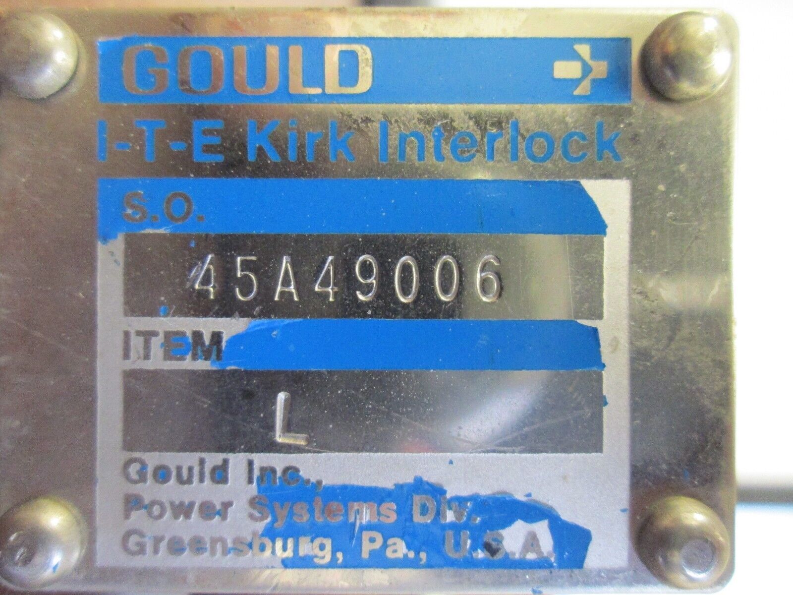 Kirk Interlock 45A49006 Stab Length: 2" to 2-3/4" Used