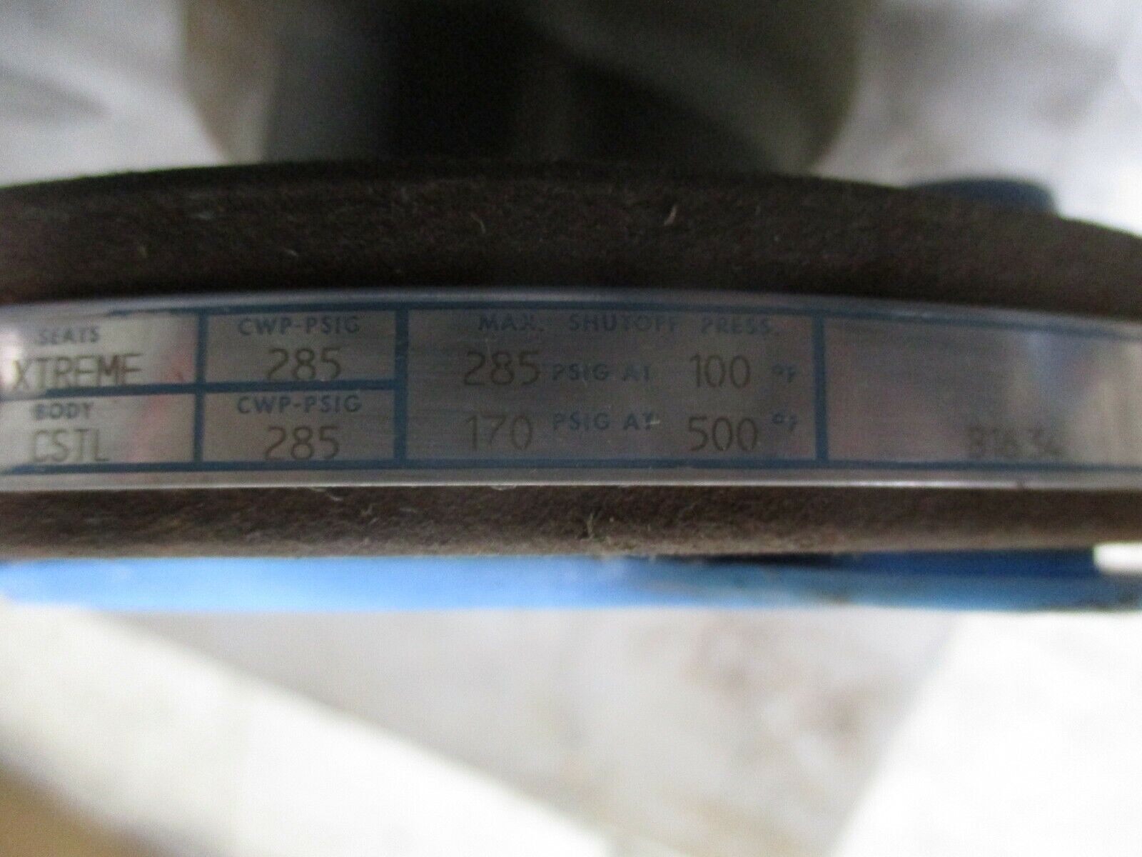 Jamesbury Ball Valve 7150312236XTZ1 3" 285PSIG Ball/Stem: 316SS Used