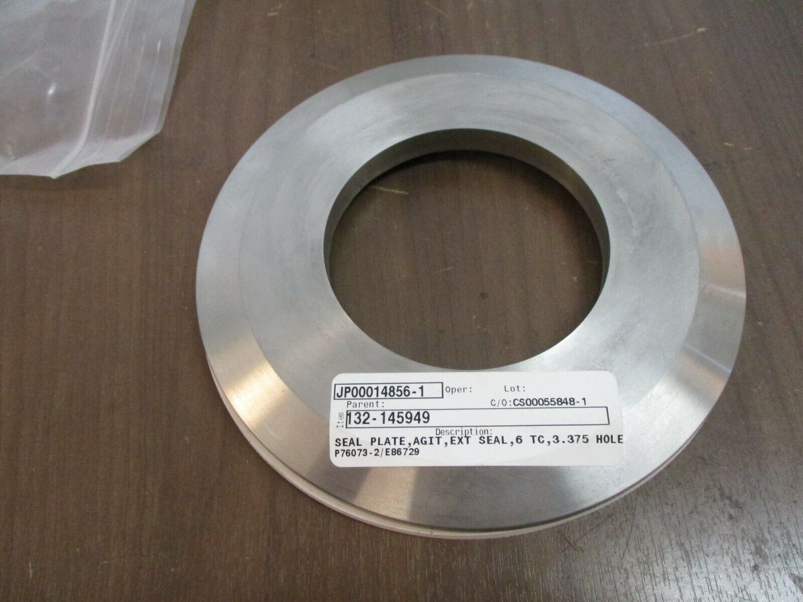 Alfa Laval Seal Plate & Gasket 40MOF-X/132-145949 Size: 6" New Surplus