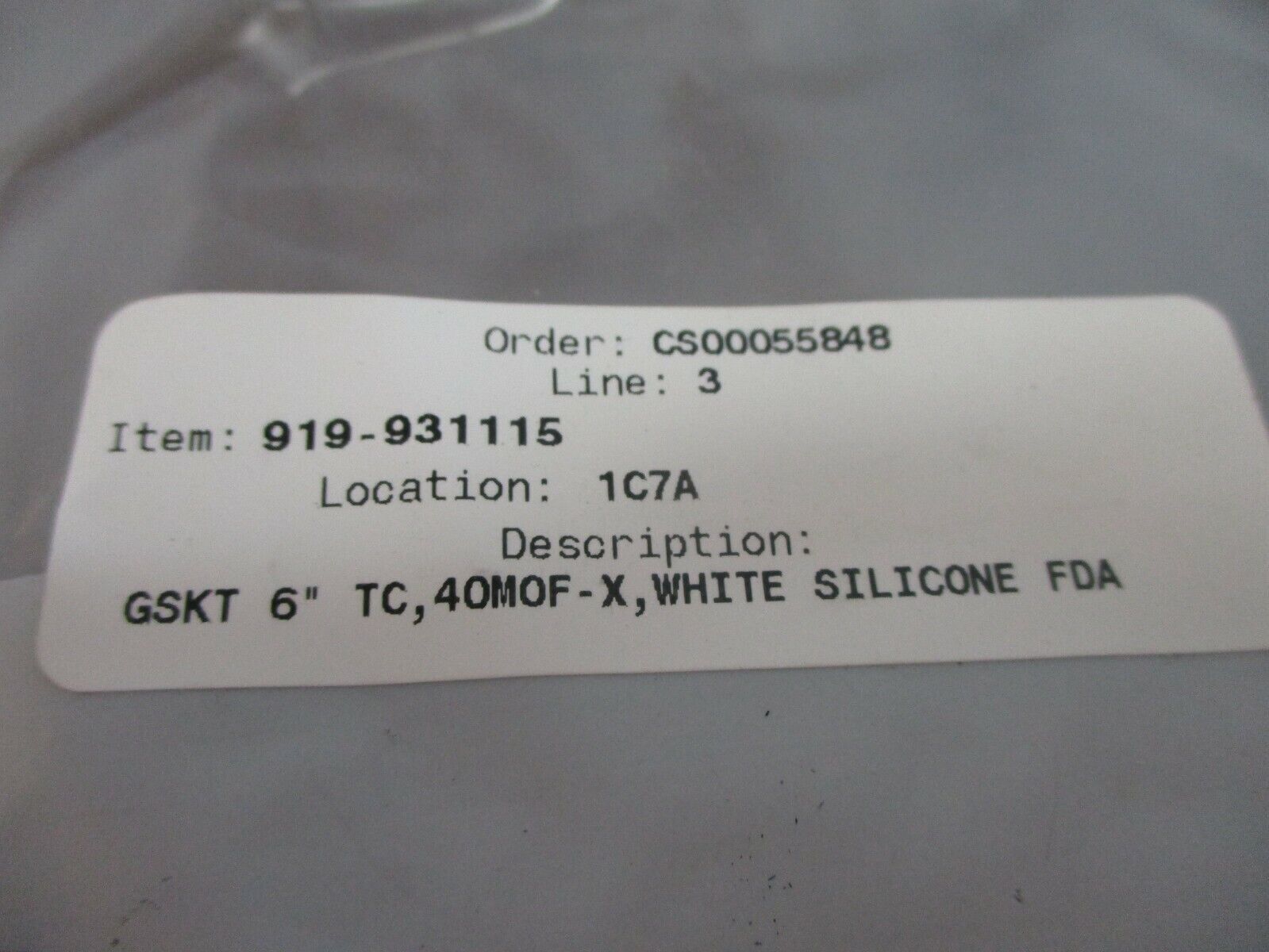 Alfa Laval Seal Plate & Gasket 40MOF-X/132-145949 Size: 6" New Surplus