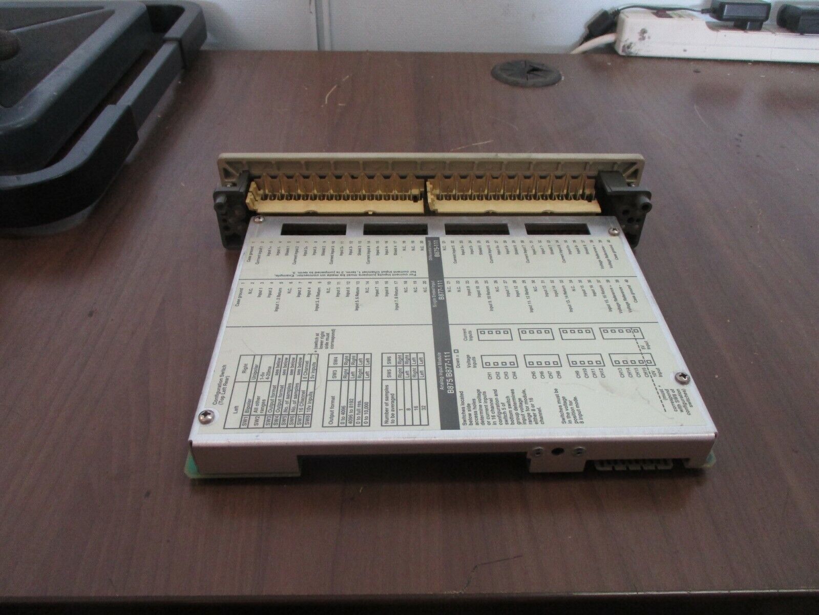 AEG Modicon Analog Input Module AS-B875-111 Used