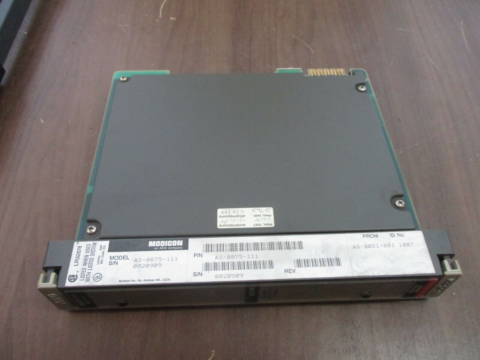 AEG Modicon Analog Input Module AS-B875-111 Used