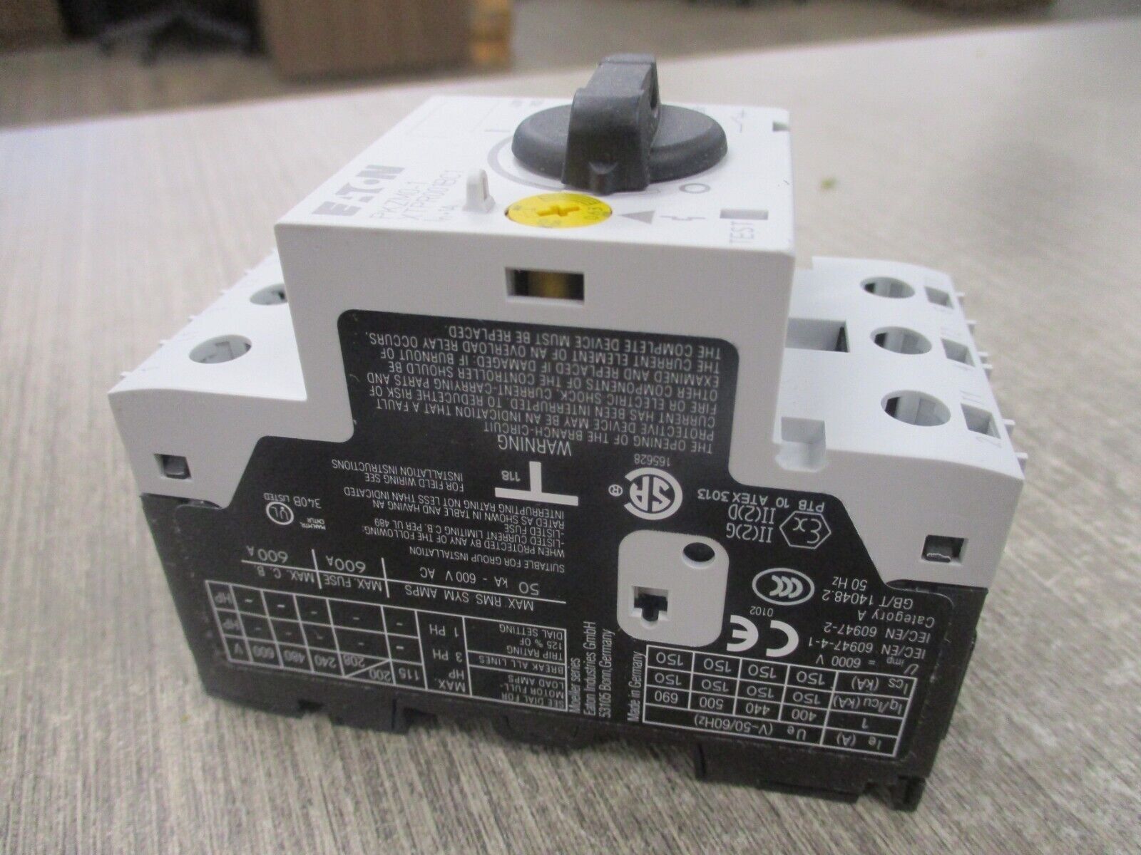 Eaton PKZM0-1 Manual Starter XTPR001BC1NL Trip: 0.63-1.0A New Surplus