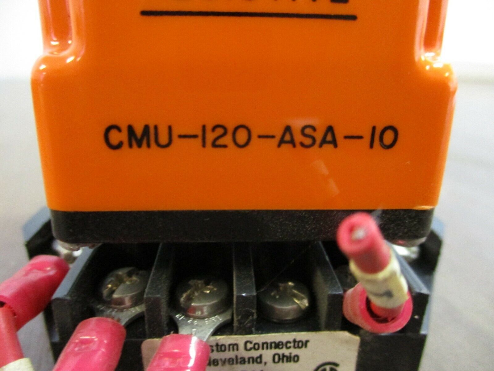 Diversified Electronics Undercurrent Monitor Relay CMU-120-ASA-10 120V 2-10A