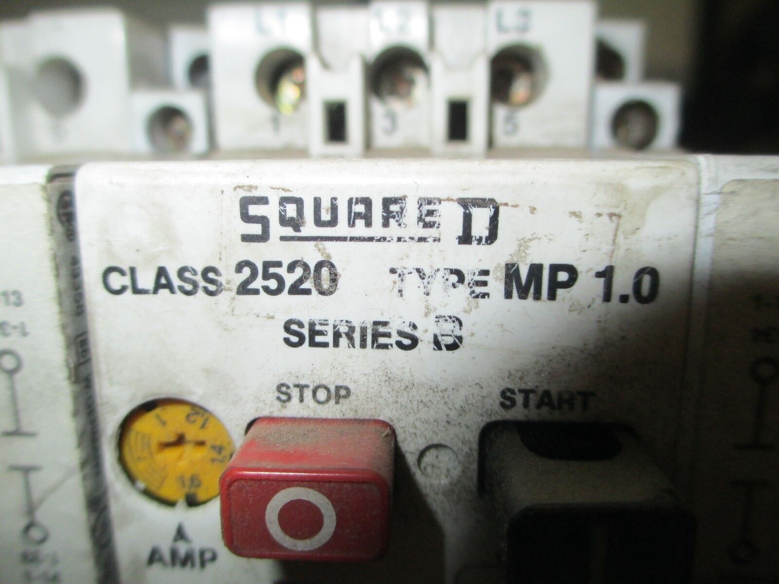 Square D Manual Motor Starter 2520 MP1-0 Range 1-1.6A *Lot of 2* Used
