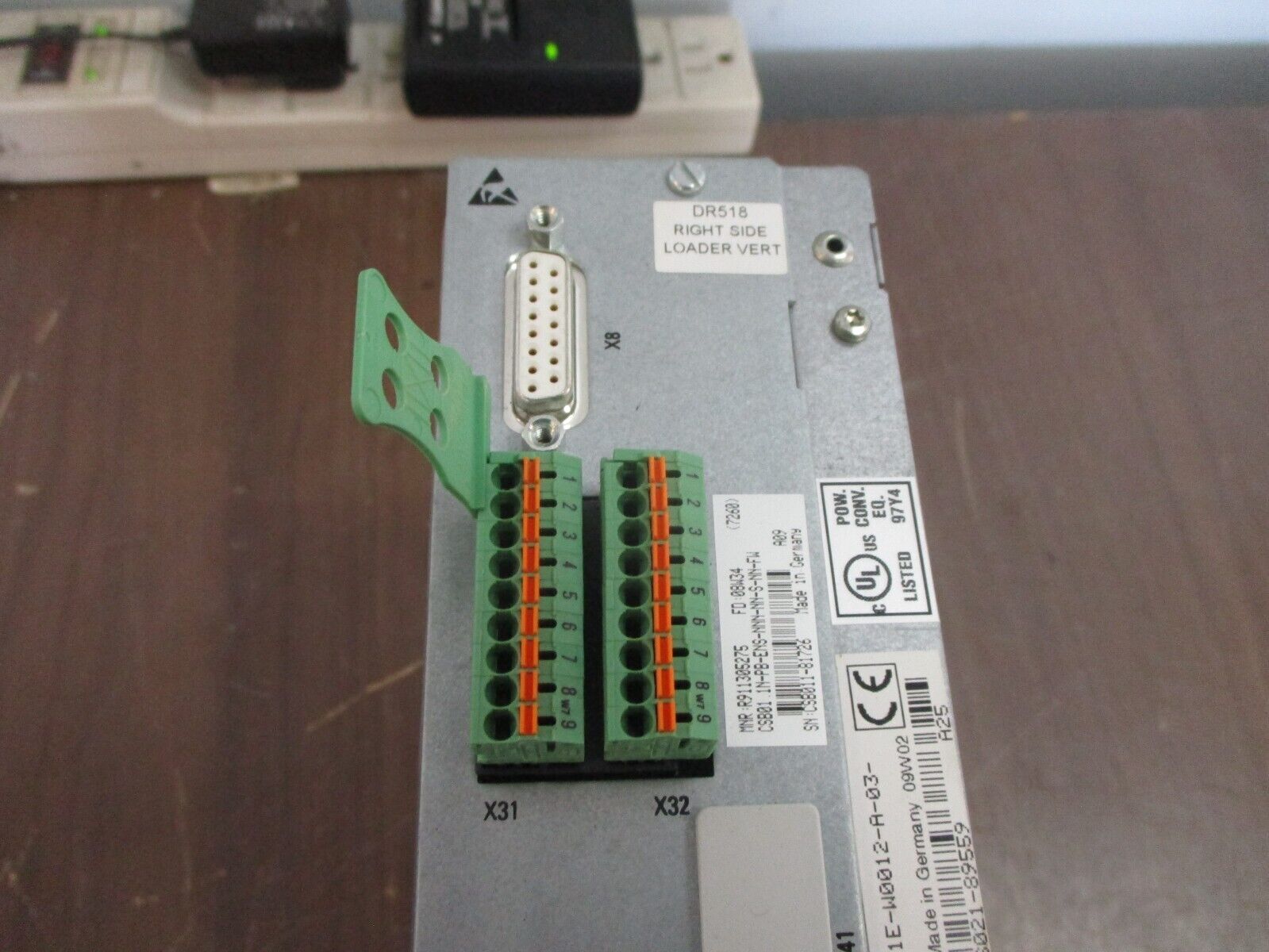 Rexroth IndraDrive Servo Drive HCS02.1E-W0012 Input: 3x200...500VAC 6A 50...60Hz