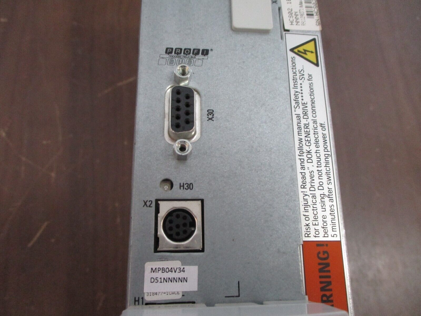 Rexroth IndraDrive Servo Drive HCS02.1E-W0012 Input: 3x200...500VAC 6A 50...60Hz