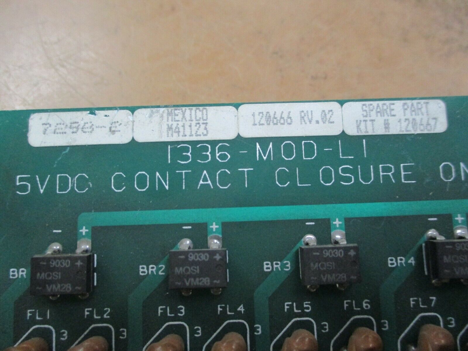 Allen-Bradley 1336-MOD-L1 Board 120666 Rev. 02 5VDC Used