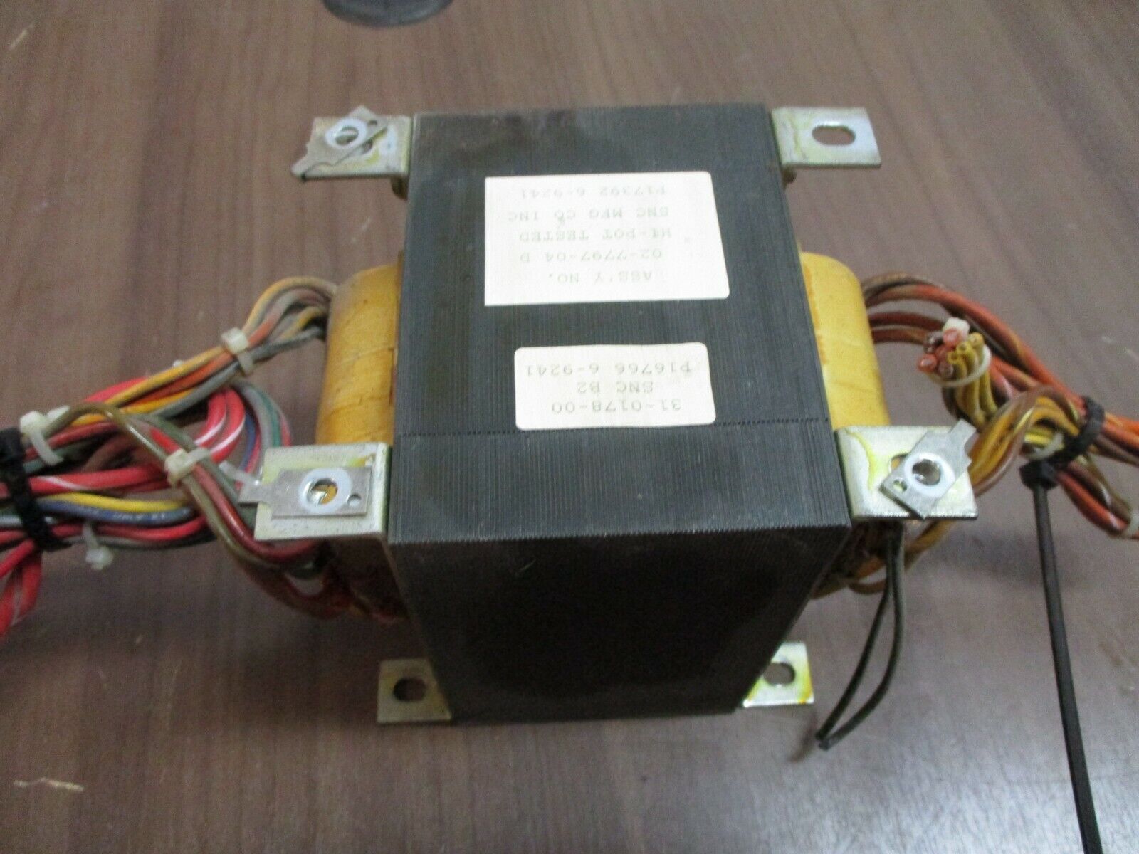 SNC Transformer 02-7797-04 D Hi-Pot Tested Used