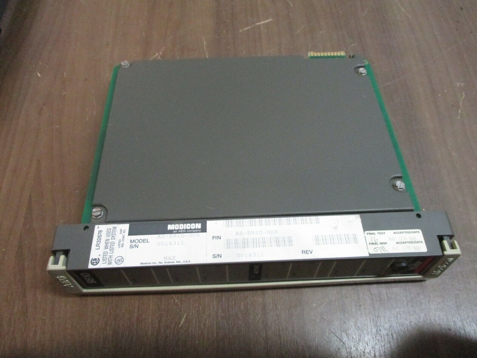 AEG Modicon Isolated Output Module AS-B810-008 115VAC Used