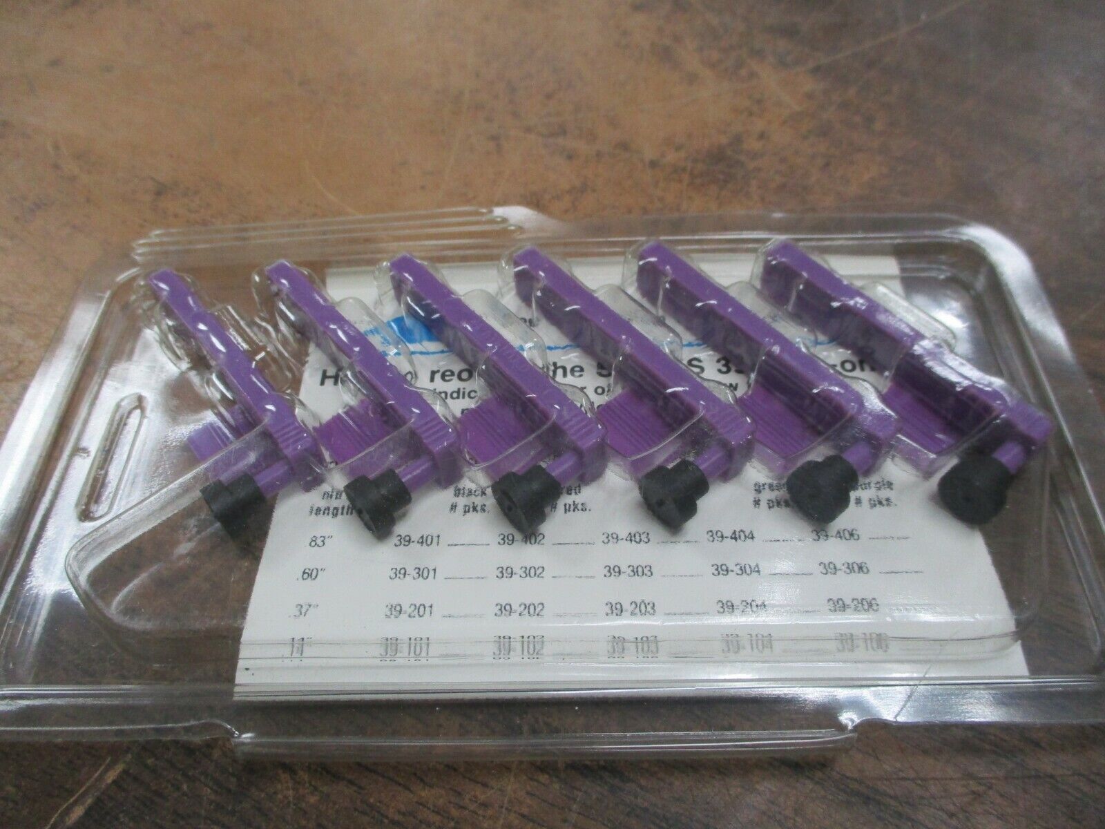 Graphic Controls Series 39 Disposable Snap-on Markers 82-39-0206-06 Purple