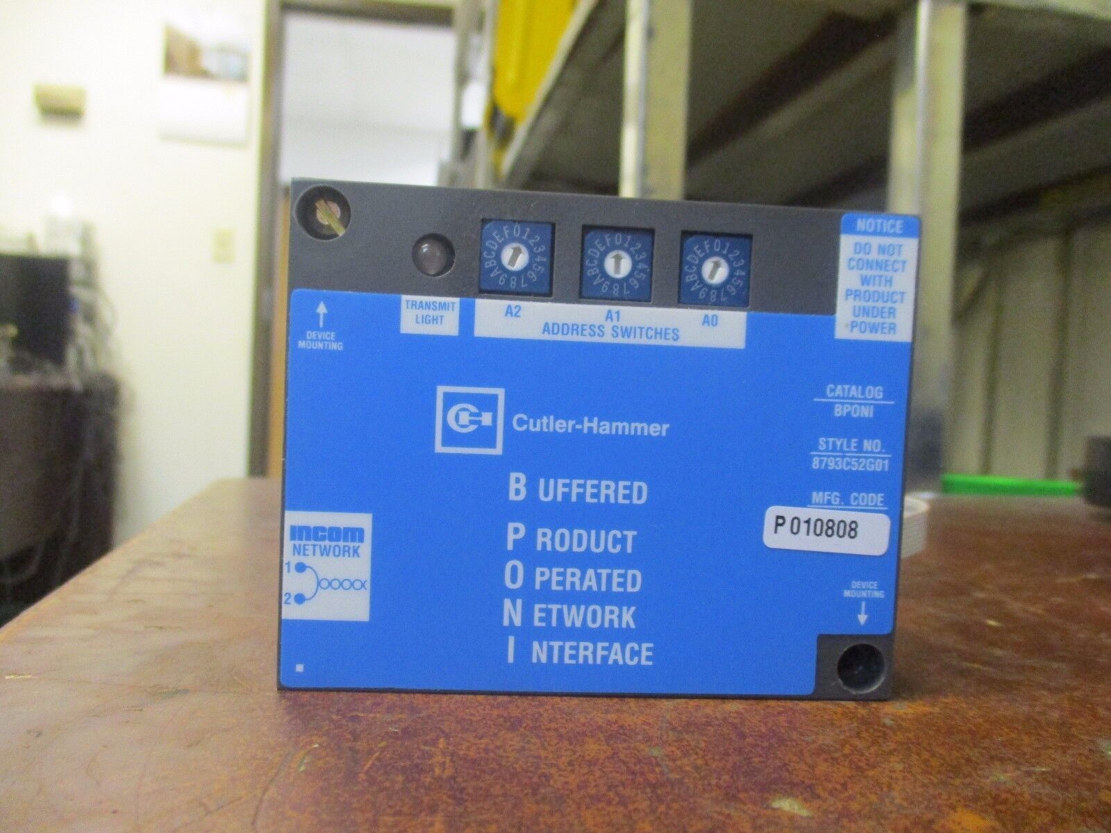 Cutler-Hammer BPONI Module 8793C52G01 Rev 6 Ver. 1.8 Used