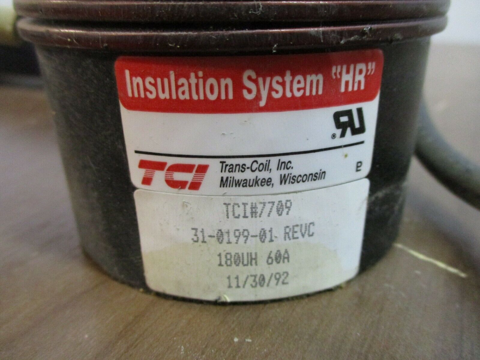 TCI 7709 Insulation System HR Coil 31-0199-01 Rev. C 180uH 60A Used