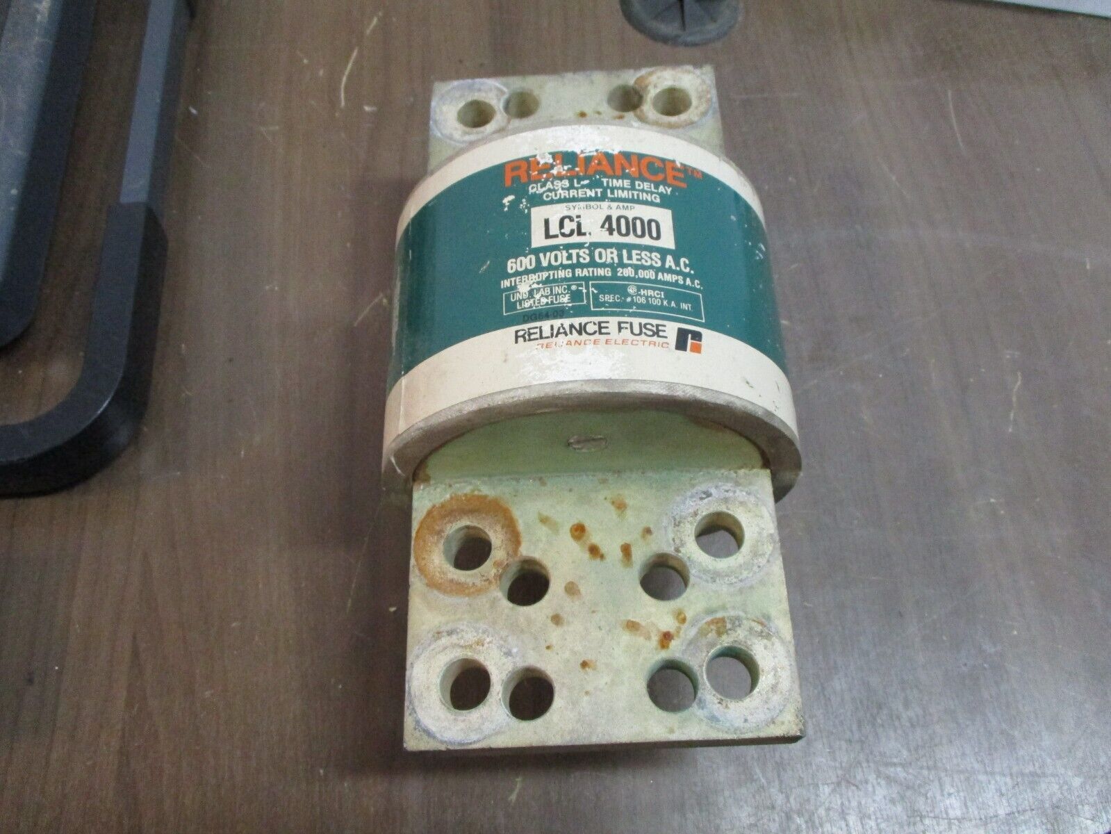 Reliance Fuse LCL 4000 400A 600V Used