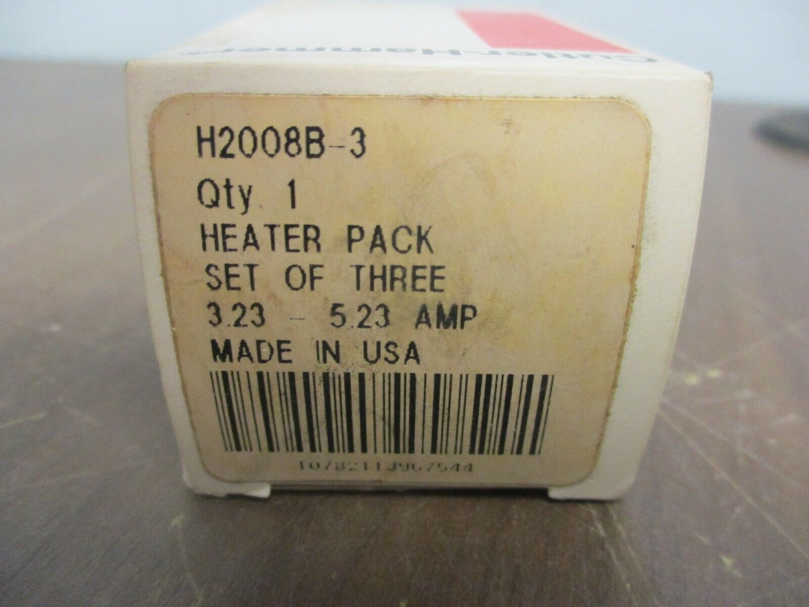 Cutler-Hammer Heater Pack H2008B 3.23-5.23A New Surplus **Set of 3**