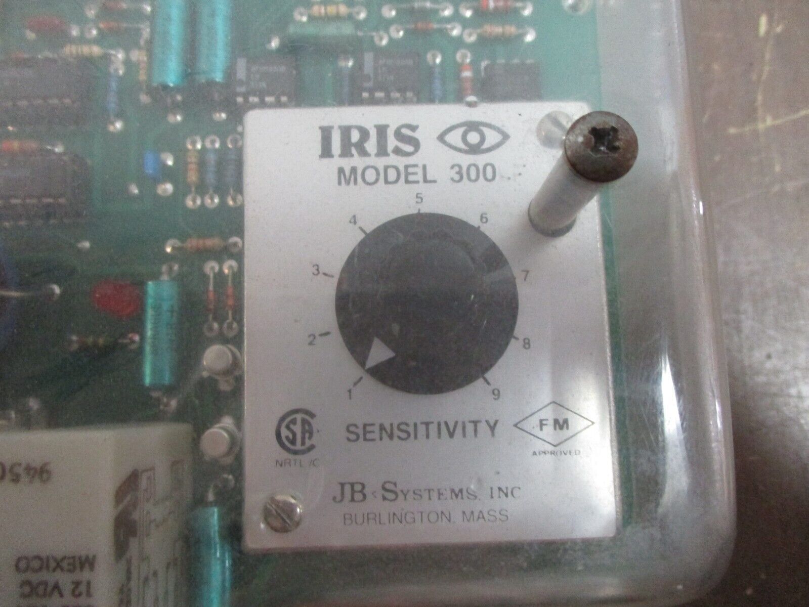 JB Systems Flame Monitor IRIS 300 24VDC 6.2VA Used