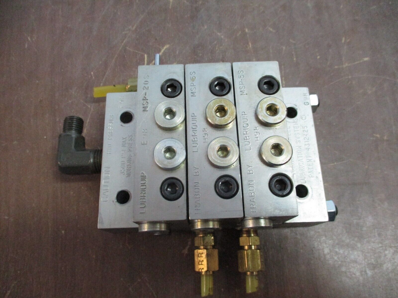 Lubriquip Valve Manifold MSP-20S / MSP-5S / MSP-5S Used
