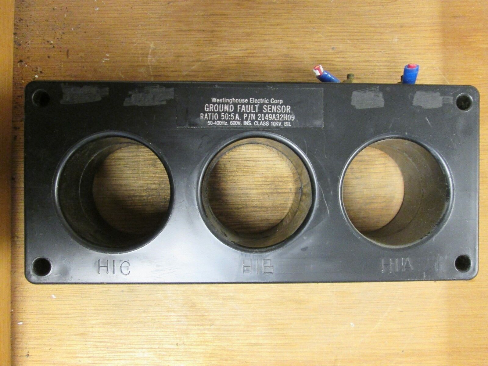 Westinghouse Ground Fault Sensor 2149A32H09 Ratio 50:5A 50-400Hz 600V 10KV BIL