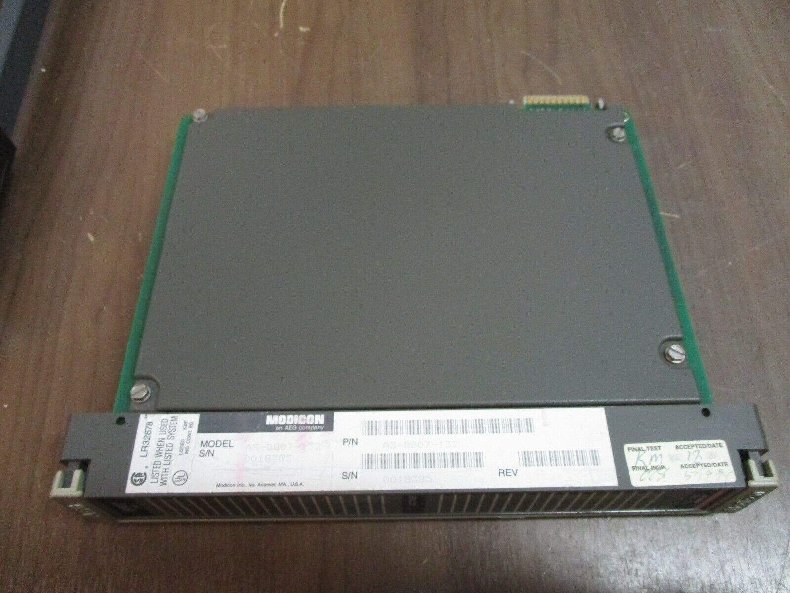 AEG Modicon Input Module AS-B807-132 120VAC Used