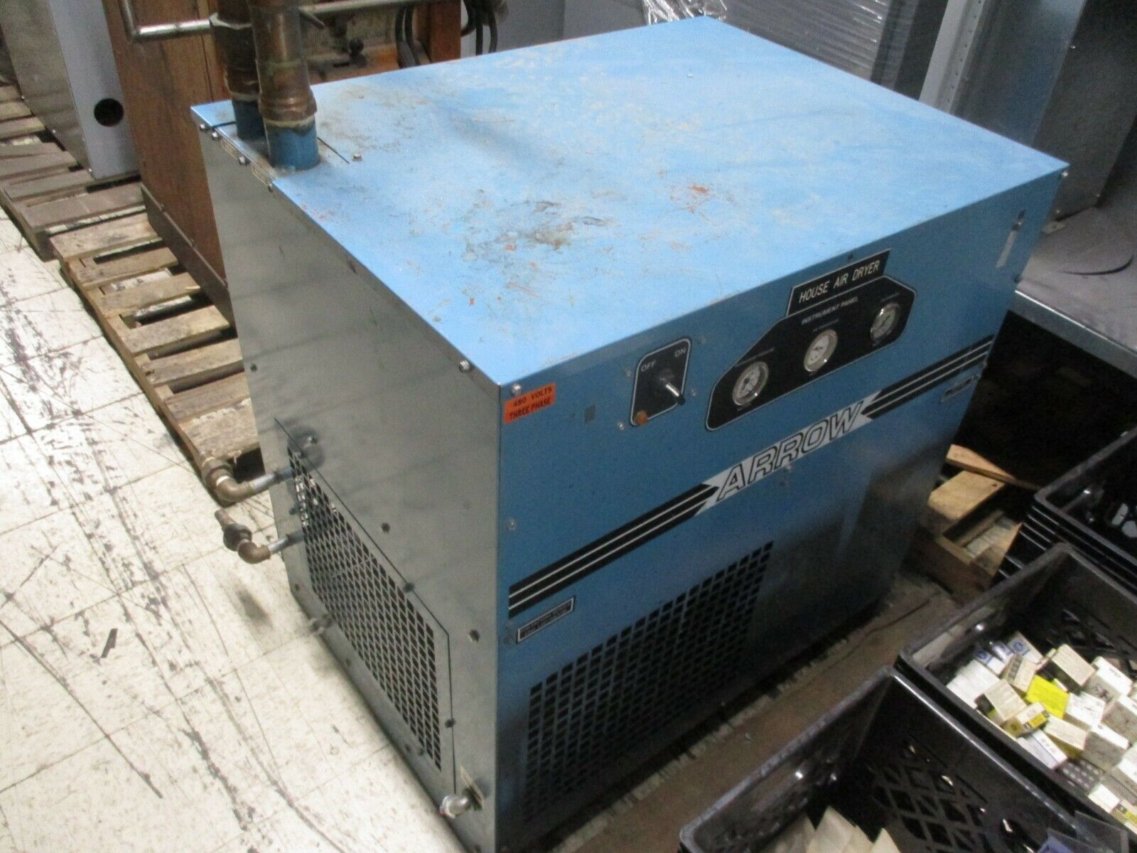 Arrow Pneumatics Air Dryer A-250W-4 250SCFM 1.75HP 460V 3Ph 60Hz Used