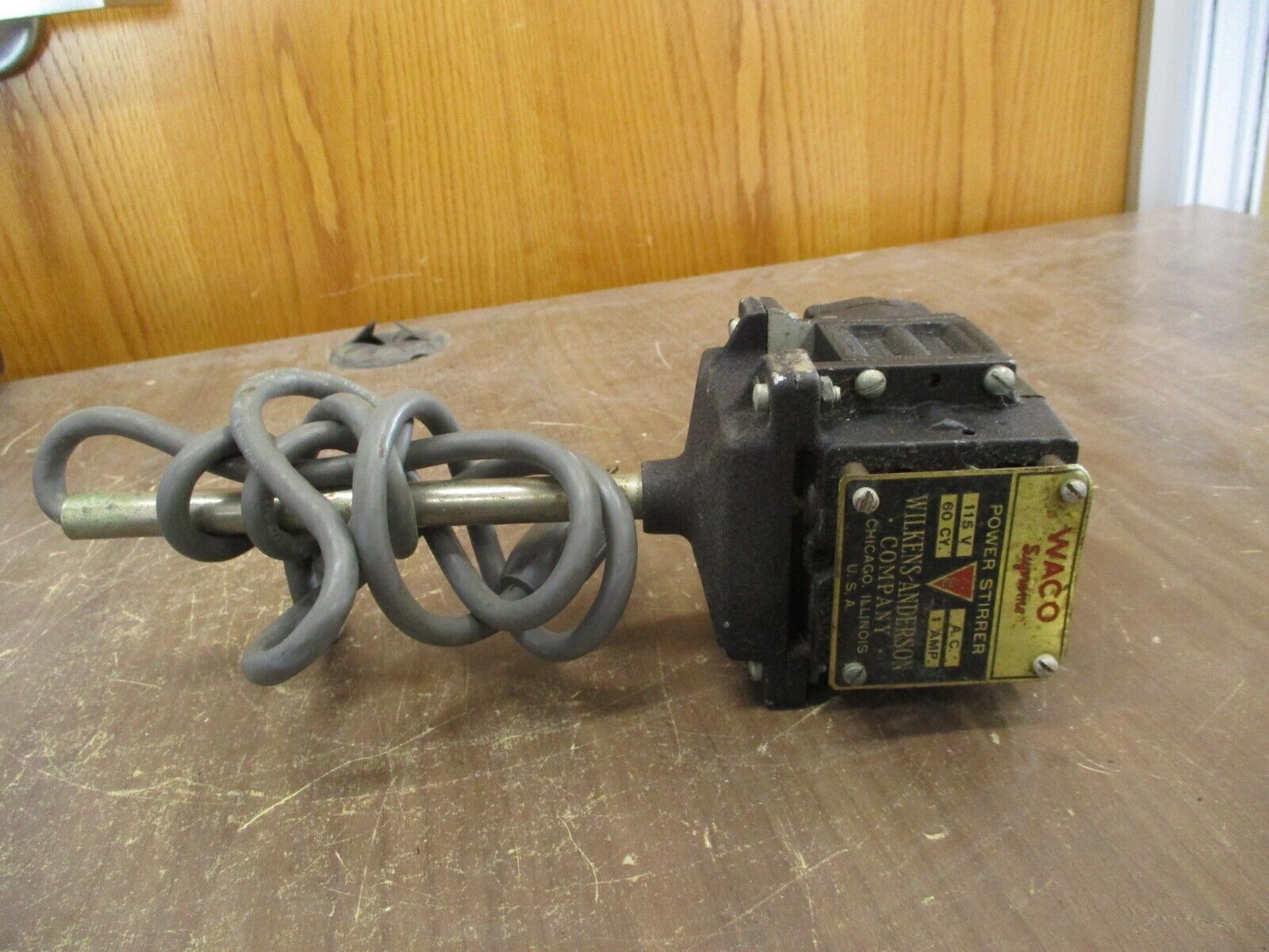 Wilkens-Anderson WACO Supreme Power Stirrer 115VAC 60Hz 1A Used
