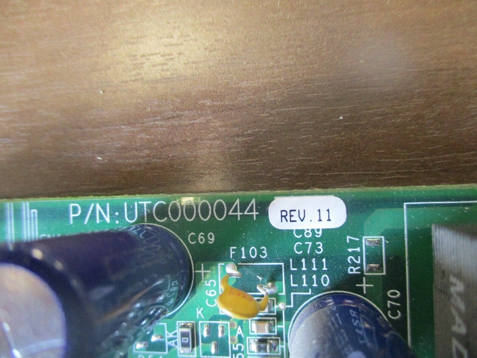 Yaskawa Electronic Bypass Control Board UTC000044 Rev. 11 Used