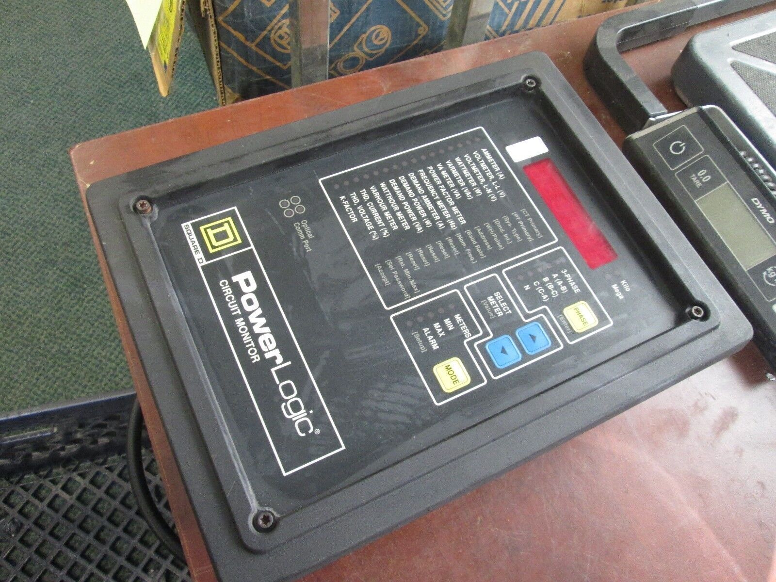 Square D PowerLogic Circuit Monitor 3020 CM-2150 100-264VAC 20-27VA 50/60Hz Used