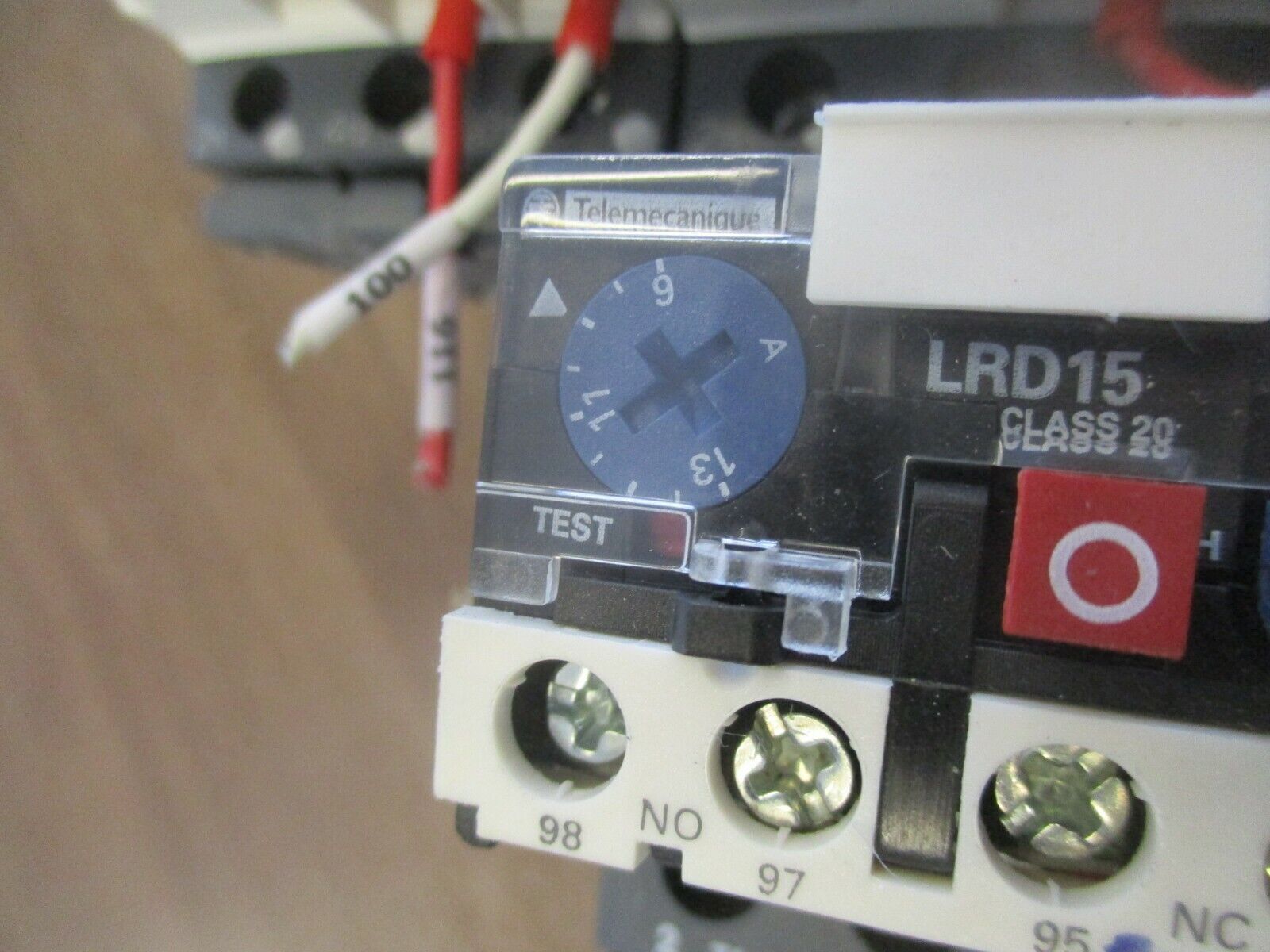 Schneider Starter LC1 D12/LRD1516 120V Coil Trip: 9-13A Used