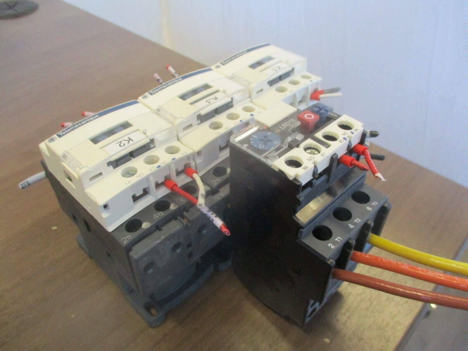 Schneider Starter LC1 D12/LRD1516 120V Coil Trip: 9-13A Used