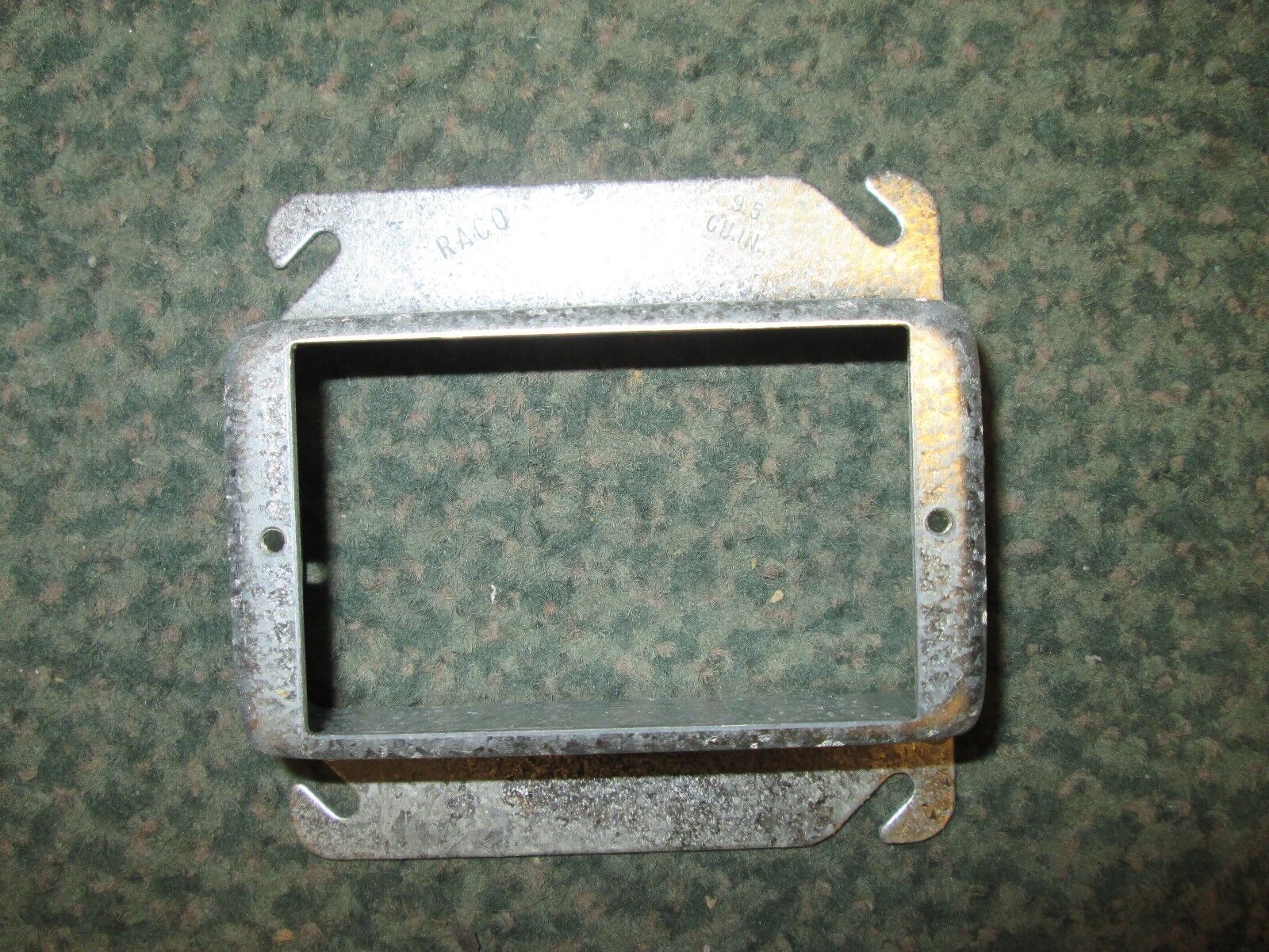 Raco 4" Square Drawn Cover 775 Raised 1-1/4" Single gang Box of 25 New surplus