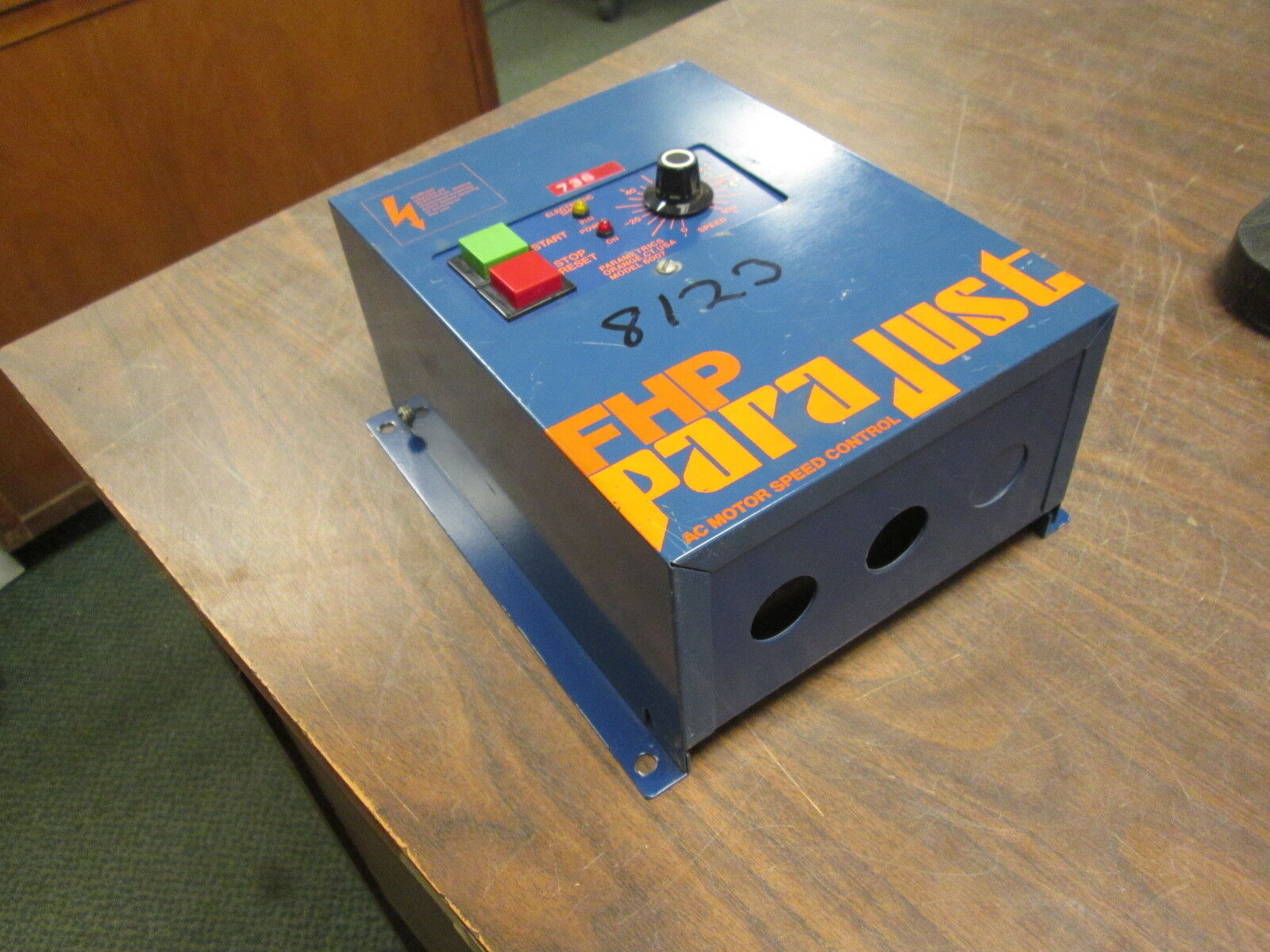 Parametrics FHP Parajust AC Motor Speed Control 600702, 3/4HP Used