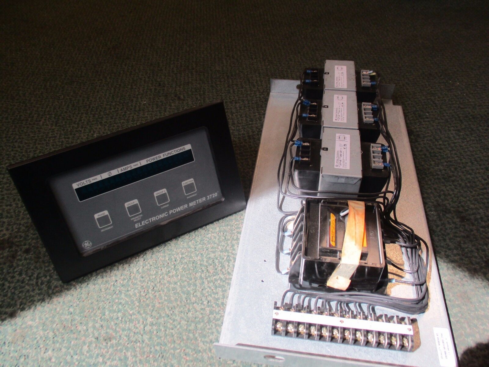 Power Measurement Electronic Power Meter w/ Power Supply 3720 ACM Used