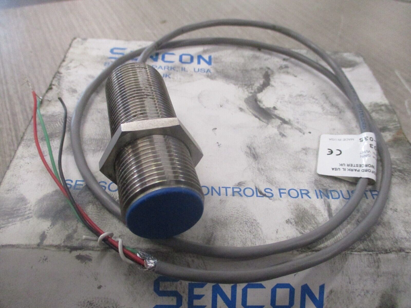 Sencon Aluminum Con Sensor 301-35203-00 Cat #: 9-352-03 New Surplus