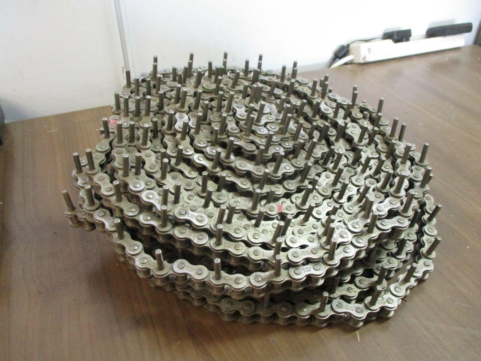 SENQCIA Hi-Max Stainless Steel Roller Chain 50SS 5/8" Pitch Length: 50 Feet